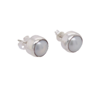 Sterling Silver High Polish Freshwater Pearl 8mm Round.