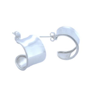 Sterling Silver High Polish Earring Length 20mm