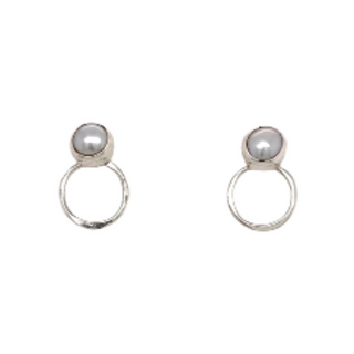 Sterling Silver High Polish Length of Earring 11mm.