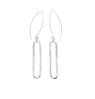 Sterling Silver High Polish Earring Length including Hook Large15mm