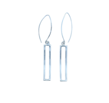 Sterling Silver High Polish Earring Length including Hook Large15mm