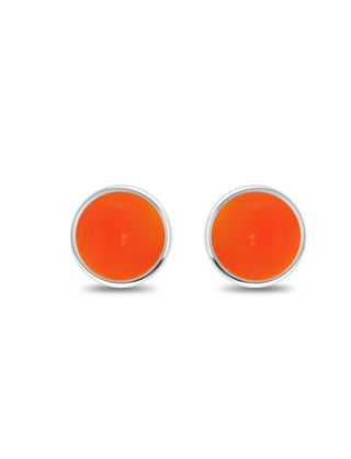 Carnelian Stud 8X8 RD