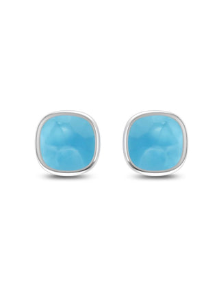 Larimar Stud 7X7 CUS
