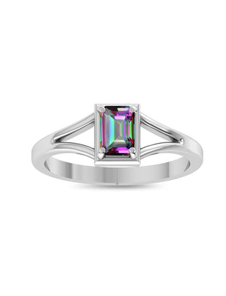Mystic Quartz Ring 6X4-OCTA