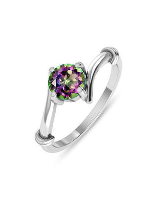 Mystic Quartz Ring 5X5-RD