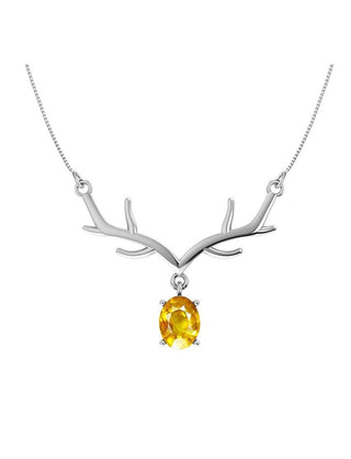 Yellow Sapphire Necklace